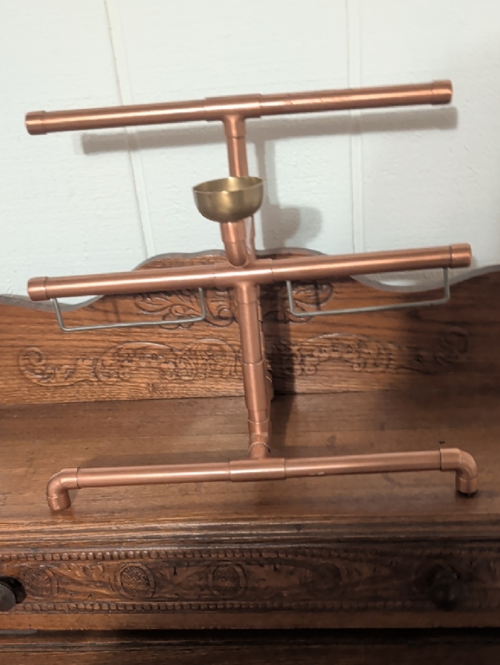 Copper Jewelry Stand - Picture 3 of 16